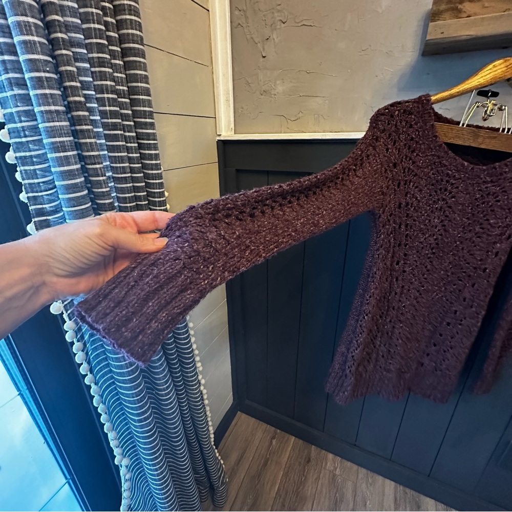 Maurices Womens Purple Tunic Sweater Long Sleeve Pullover size Small - Picture 6 of 12